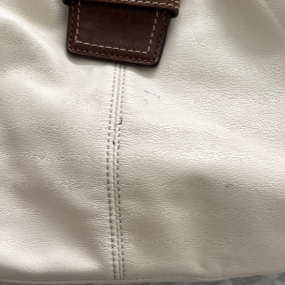 Coach Cream and Brown Shoulder Bag - Picture 3 of 7